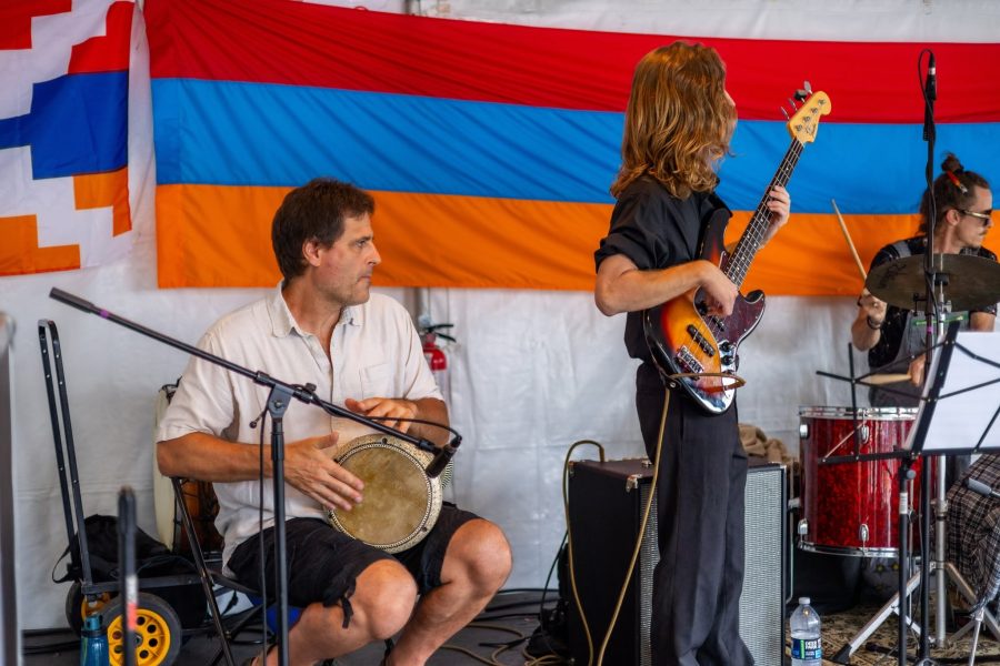 Live music stage